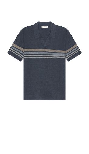 Liam Chest Stripe Polo in Blue. - size L (also in M, S, XL/1X) - Marine Layer - Modalova