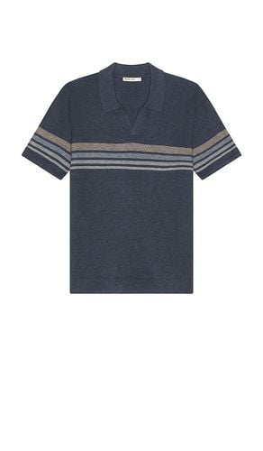 Liam Chest Stripe Polo in Blue. - size L (also in M, XL/1X) - Marine Layer - Modalova