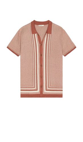 Ethan Sweater Button Down Shirt in Brick. - size L (also in M, S) - Marine Layer - Modalova