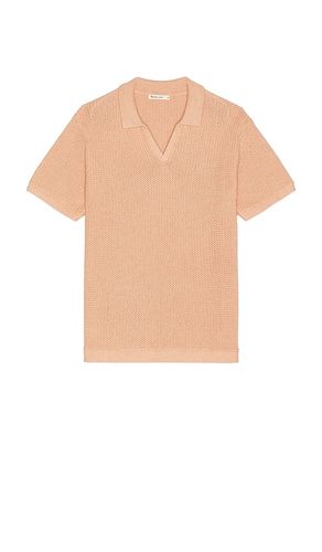 Conrad Sweater Polo in Coral. - size M (also in S, XL/1X) - Marine Layer - Modalova