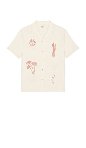 Embroidered Resort Shirt in Beige. - size L (also in M, S, XL/1X) - Marine Layer - Modalova