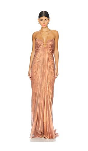 Raisa Gown in Metallic Copper. - size 34/0 (also in 36/2, 40/6, 42/8) - Maria Lucia Hohan - Modalova