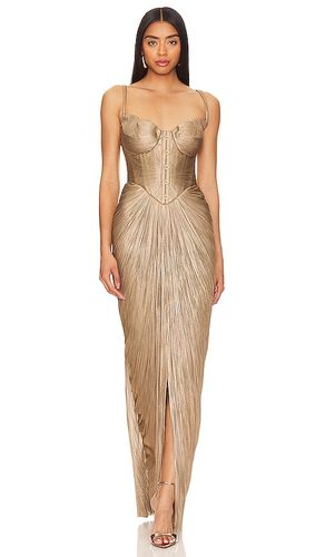 Noemie Gown in Metallic Bronze. - size 36/4 (also in 40/8) - Maria Lucia Hohan - Modalova