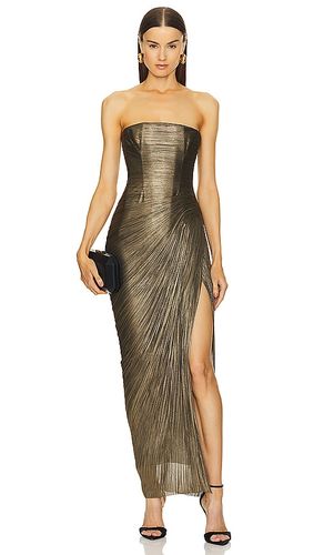 Ruby Gown in Metallic Bronze. - size 36/4 (also in 38/6) - Maria Lucia Hohan - Modalova