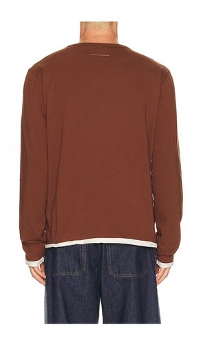 Long-Sleeved Top in Brown. - size S (also in L, XL/1X) - MM6 Maison Margiela - Modalova