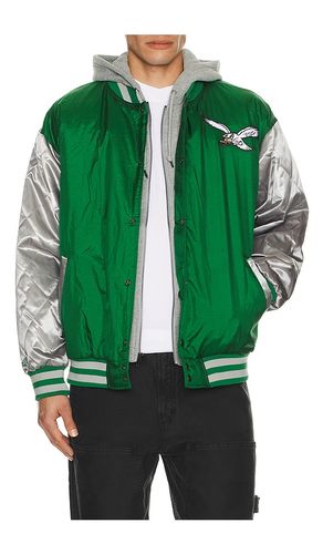 NFL Eagles Diamond Fusion Vintage Logo Button Front Jacket in . Size M. Also in L - Mitchell & Ness - Modalova