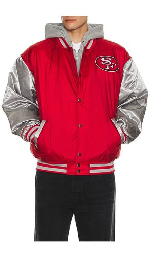 NFL 49ers Diamond Fusion Vintage Logo Button Front Jacket in . Size S. Also in M - Mitchell & Ness - Modalova