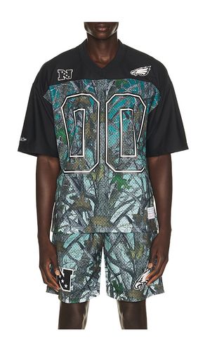 NFL Philadelphia Eagles Quiet Blaze Mesh Jersey in . Size S. Also in M, L, XL/1X - Mitchell & Ness - Modalova