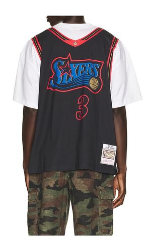 NBA Allen Iverson Best in Class Short Sleeve Jersey in . Size L. Also in M, S, XL/1X - Mitchell & Ness - Modalova