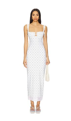 Petal Long Slip Dress in White. - size L (also in S, XS) - Montce Swim - Modalova