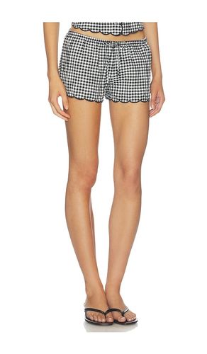 Scalloped Low Rise Drawstring Short in & . Taglia L. Also in M, S, XL - Montce - Modalova