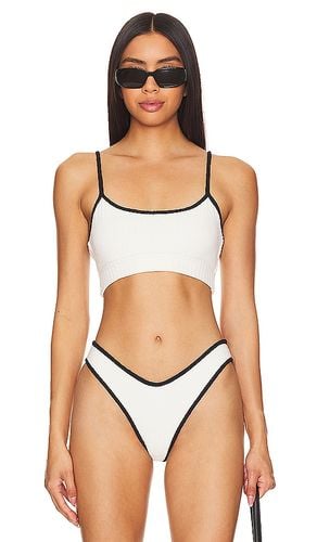 X Olivia Culpo Simple Sport Top in Cream. - size S (also in XL, XS) - Montce Swim - Modalova