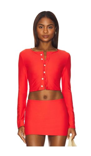 Button-Down Cardi in Red. - size L (also in M, S, XL, XS) - Montce - Modalova