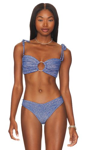 Tori Ties Bandeau Bikini Top in Navy. - size S (also in L, XS) - Montce Swim - Modalova