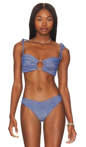 Tori Ties Bandeau Bikini Top in Navy. - size XS (also in L) - Montce Swim - Modalova