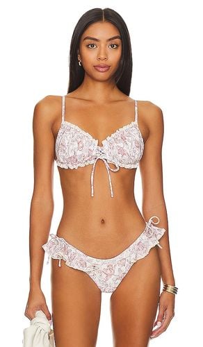 Vero Bikini Top in Cream. - size L (also in M, S) - Montce Swim - Modalova