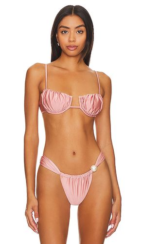 Petal Bikini Top in Rose. - size L (also in M, S, XS) - Montce Swim - Modalova