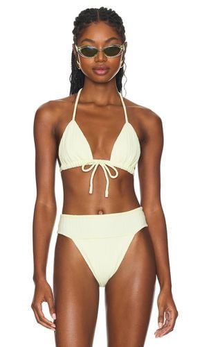 Triangle Ties Variation Bikini Top in Ivory. - size L (also in M, S, XS) - Montce Swim - Modalova