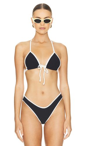 X Olivia Culpo Emma Bikini Top in Black. - size L (also in M, S, XS) - Montce Swim - Modalova