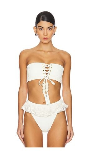 Corset Bikini Top in Cream. - size L (also in M, XS) - Montce Swim - Modalova