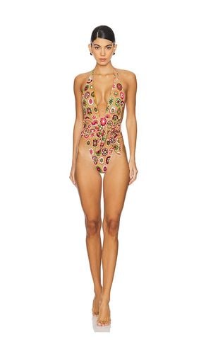 Tropez Tie Up One Piece in Tan. - size M (also in S, XL, XS) - Montce Swim - Modalova