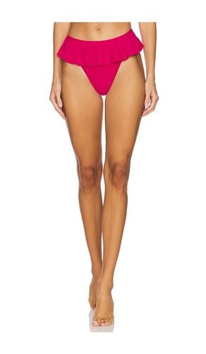 Tamarindo Ruffle Bikini Bottom in Pink. - size L (also in M, S, XS) - Montce Swim - Modalova