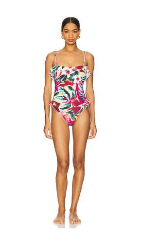 Jacelyn Ruffle One Piece in Pink,Green. - size L (also in M, S, XL, XS) - Montce Swim - Modalova