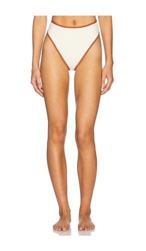 Binded Paula Bikini Bottom in Cream. - size L (also in M, S, XL, XS) - Montce Swim - Modalova