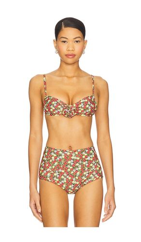 Rosa Devin Bikini Top in Red,Lemon. - size L (also in M, S, XS) - Montce - Modalova