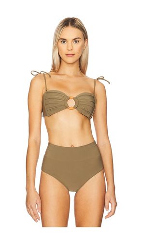 Tori Ties Bikini Top in Green. - size L (also in M, S, XL, XS) - Montce Swim - Modalova