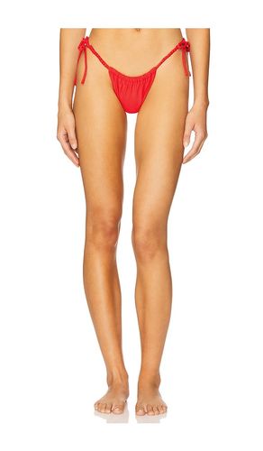 Brasil Scrunch Bikini Bottom in Red. - size L (also in XL) - Montce - Modalova