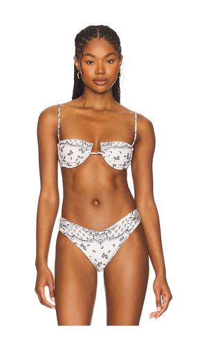 Swim Simonette Bikini Top in Ivory. - size L (also in XS) - Montce - Modalova