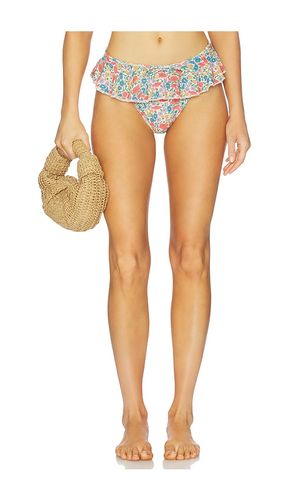 Tamarindo Ruffle High Waist Bikini Bottom in Pink. - size M (also in XS) - Montce - Modalova