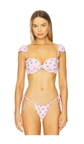 Cabana Bikini Top in Pink. - size M (also in S, XS) - Montce - Modalova