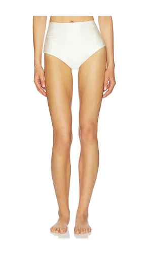 X Elsa Hosk High Rise Bikini Bottom in Cream. - size S (also in XS) - Montce - Modalova