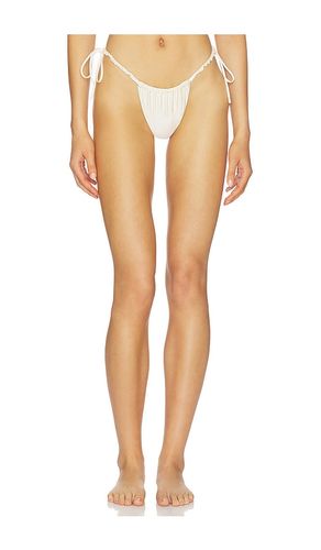 X Elsa Hosk Brasil Side Tie Bikini Bottom in Cream. - size S (also in XS, M, L, XL) - Montce - Modalova