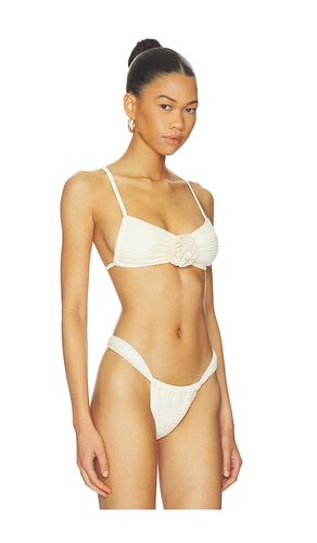 Devin Rosa Bikini Top in Cream. - size L (also in M, S, XL, XS) - Montce - Modalova