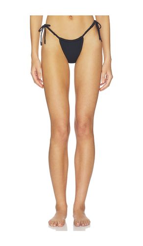 Brasil Scrunch Bikini Bottom in Black. - size L (also in M, S) - Montce - Modalova
