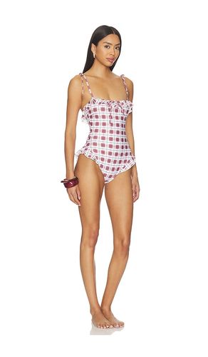 Jacelyn Ruffle One-piece in Burgundy. - size L (also in M) - Montce - Modalova
