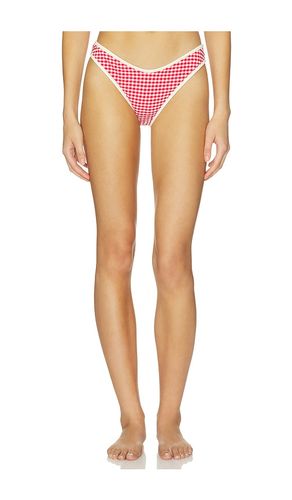 Lulu Bikini Bottom in Red. - size L (also in M, S, XL, XS) - Montce - Modalova