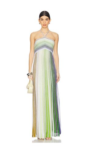 Sleeveless Long Dress in Metallic Silver, Green. - size 36/0 (also in 38/2) - Missoni - Modalova