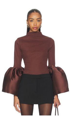 Heavy Satin Turtleneck Puff Sleeve Top in . Size L. Also in XS - Marques ' Almeida - Modalova