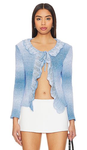 Crochet Frills Cardigan in Blue. - size 40/S (also in 44/L) - MSGM - Modalova