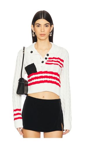 Marina Striped Sweater in Cream. - size L (also in M, S) - MSGM - Modalova