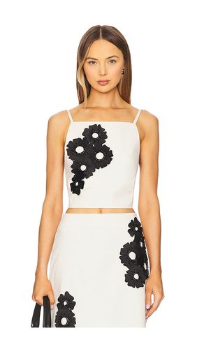 Flower Top in Cream. - size 38/XS (also in 42/M, 44/L) - MSGM - Modalova