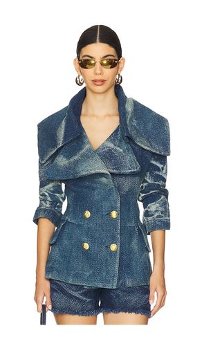 Oversized Collar Blazer in Blue. - size L (also in M, S) - Masha Popova - Modalova