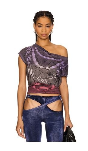 Oversized Crew Neck T-shirt in Purple. - size L (also in M, S) - Masha Popova - Modalova