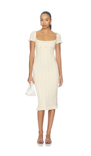 Tulip Midi Dress in Yellow. - size S (also in M, L) - Mirror Palais - Modalova