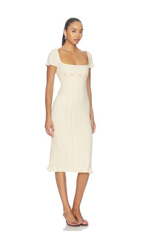 Tulip Midi Dress in Yellow. - size S (also in M, L) - Mirror Palais - Modalova