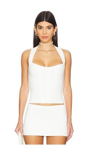 The Knit Halter Top in White. - size S (also in XS) - Mirror Palais - Modalova